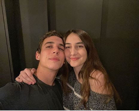 Miguel Herran with his girlfriend, Ella.